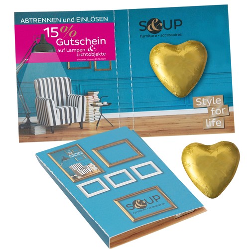 Sweet Wrap met Chocoladehart "standaardmotief"