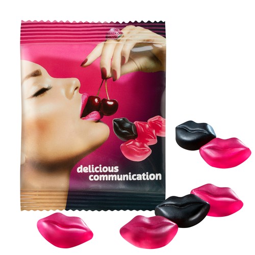 Veganistische zwartewoudkersenkus in een standaardzak