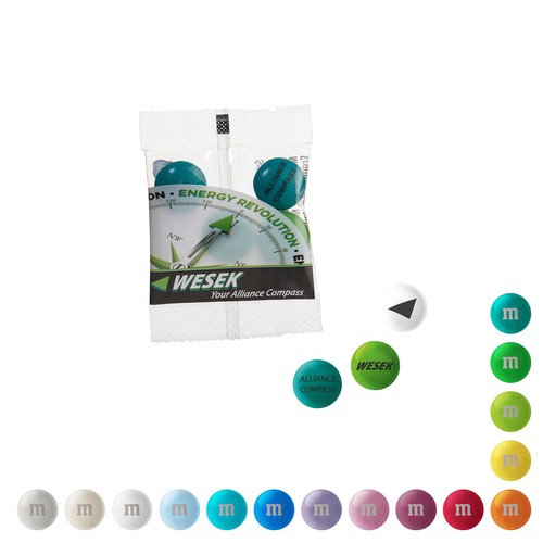 Gepersonaliseerde M&M'S® chocolade snoepjes in mini zakje