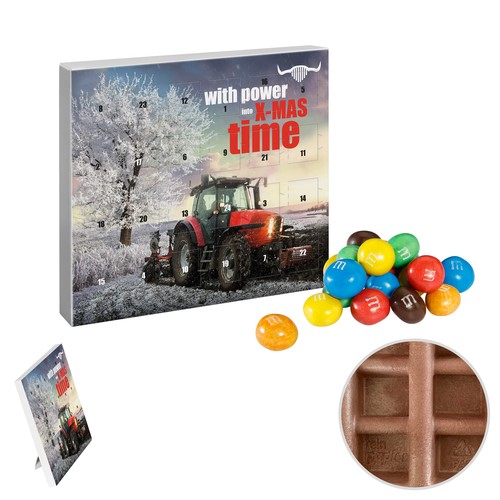 Papieren Mini-Adventskalender met M&M's® Crispy