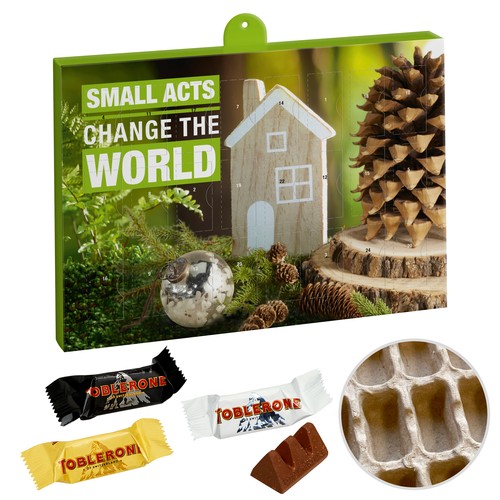 Premium Gift Adventskalender Eco met Toblerone Mini Mix