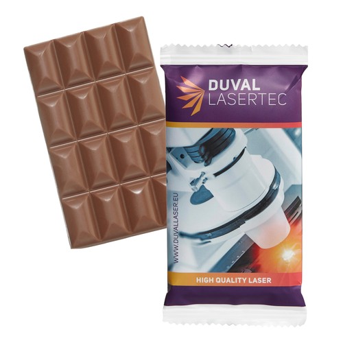 SUPER MAXI chocolade reep in standaard flowpack