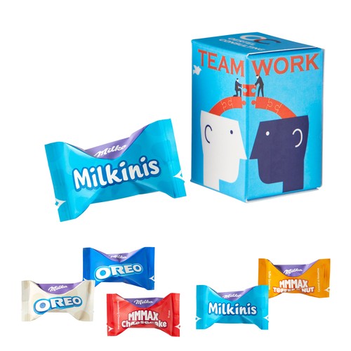 Mini Promo-Toren met Milka Favourites Mix
