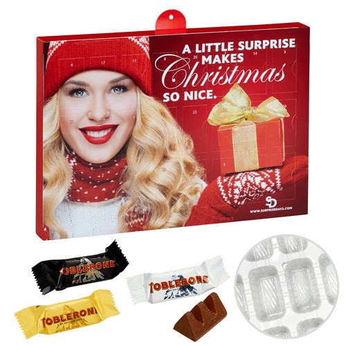 Premium Gift Adventskalender met Toblerone Mini Mix