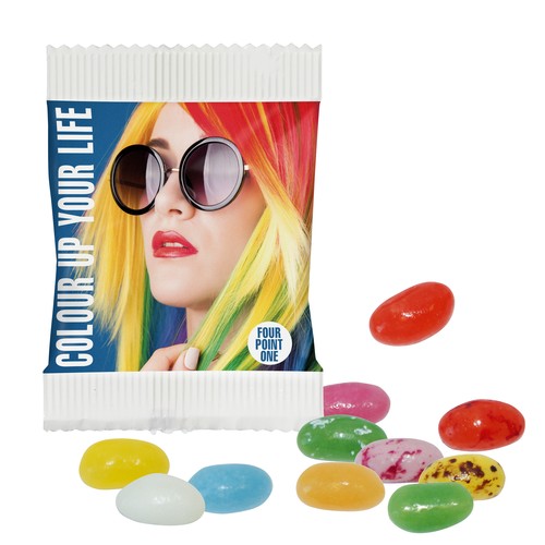 Jelly Beans in een papieren zak