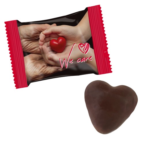 Gevuld chocolade peperkoekhart