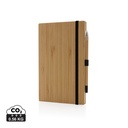 Bamboe notitieboek en infinity potlood set