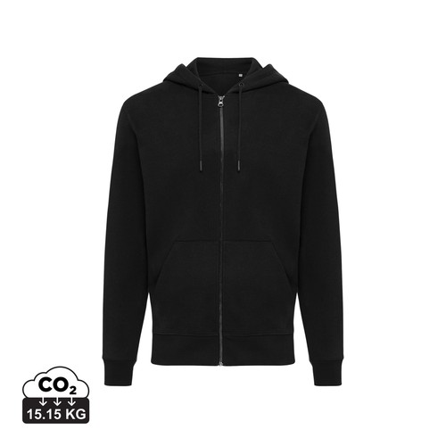 Iqoniq Abisko gerecycled katoen hoodie met rits