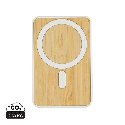 Zen RCS rplastic 5000 mah 5W magnetische bamboe powerbank