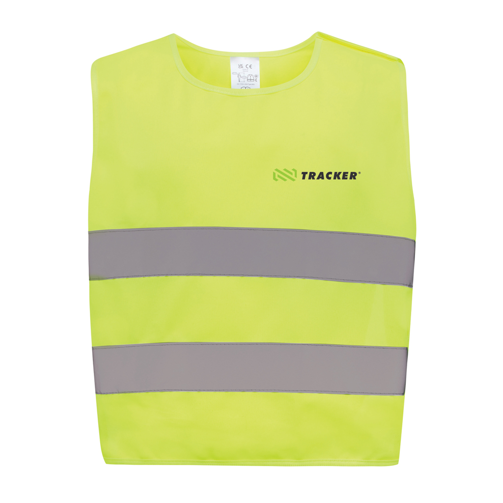 GRS gerecycled PET reflecterend veiligheidsvest 3-6 jaar