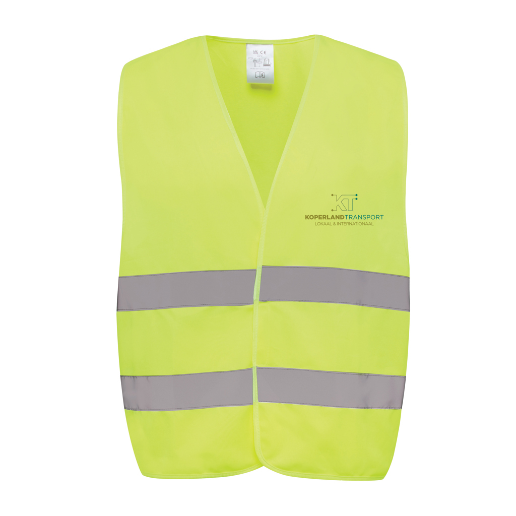 GRS gerecycled PET reflecterend veiligheidsvest