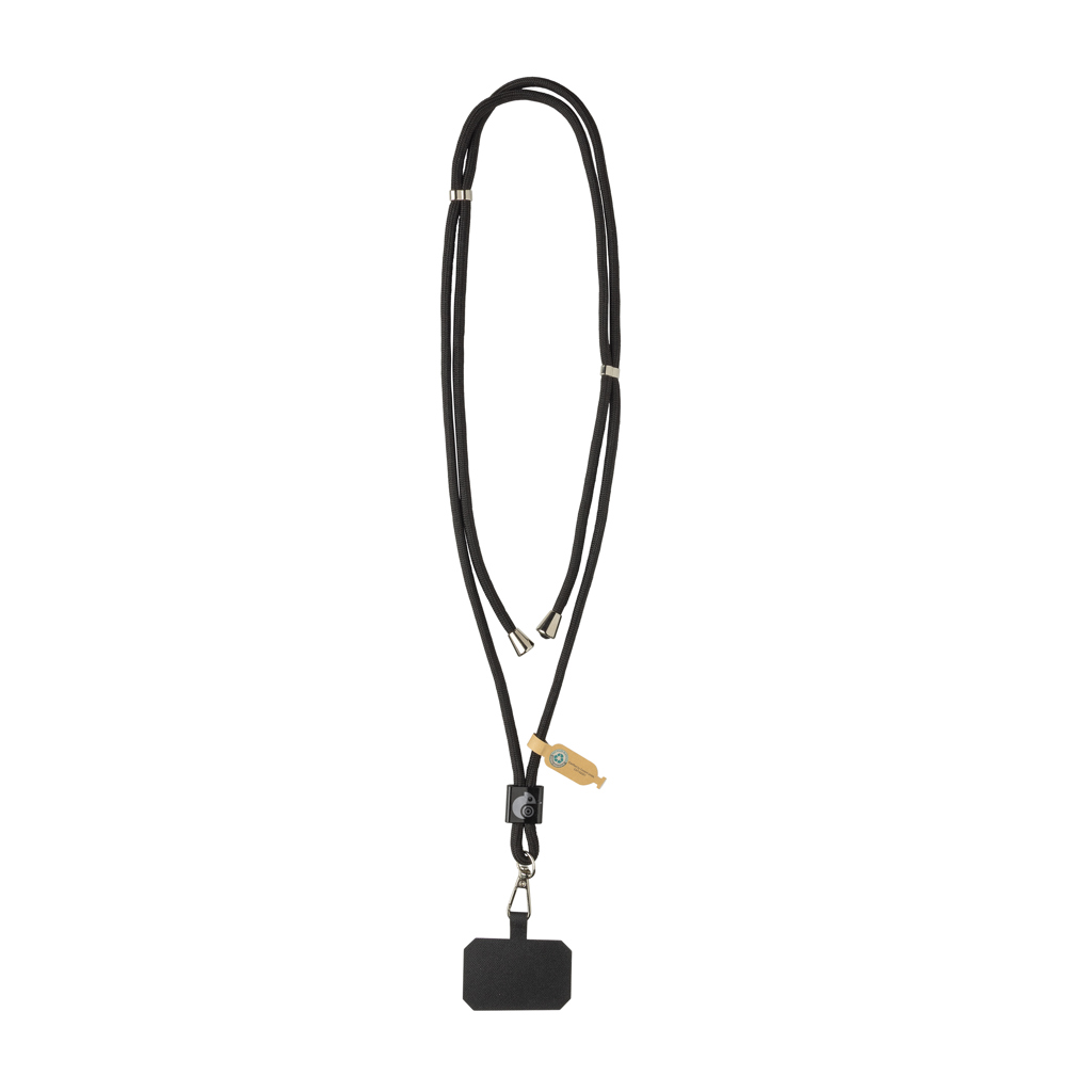 CarryLoop RCS rPET verstelbare lanyard met telefoonhouder