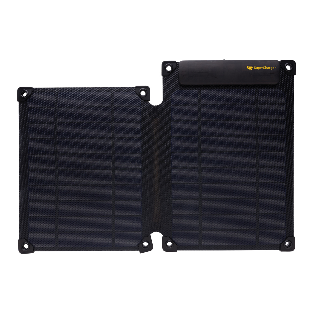 Solarpulse gerecycled plastic draagbaar solar panel 10W