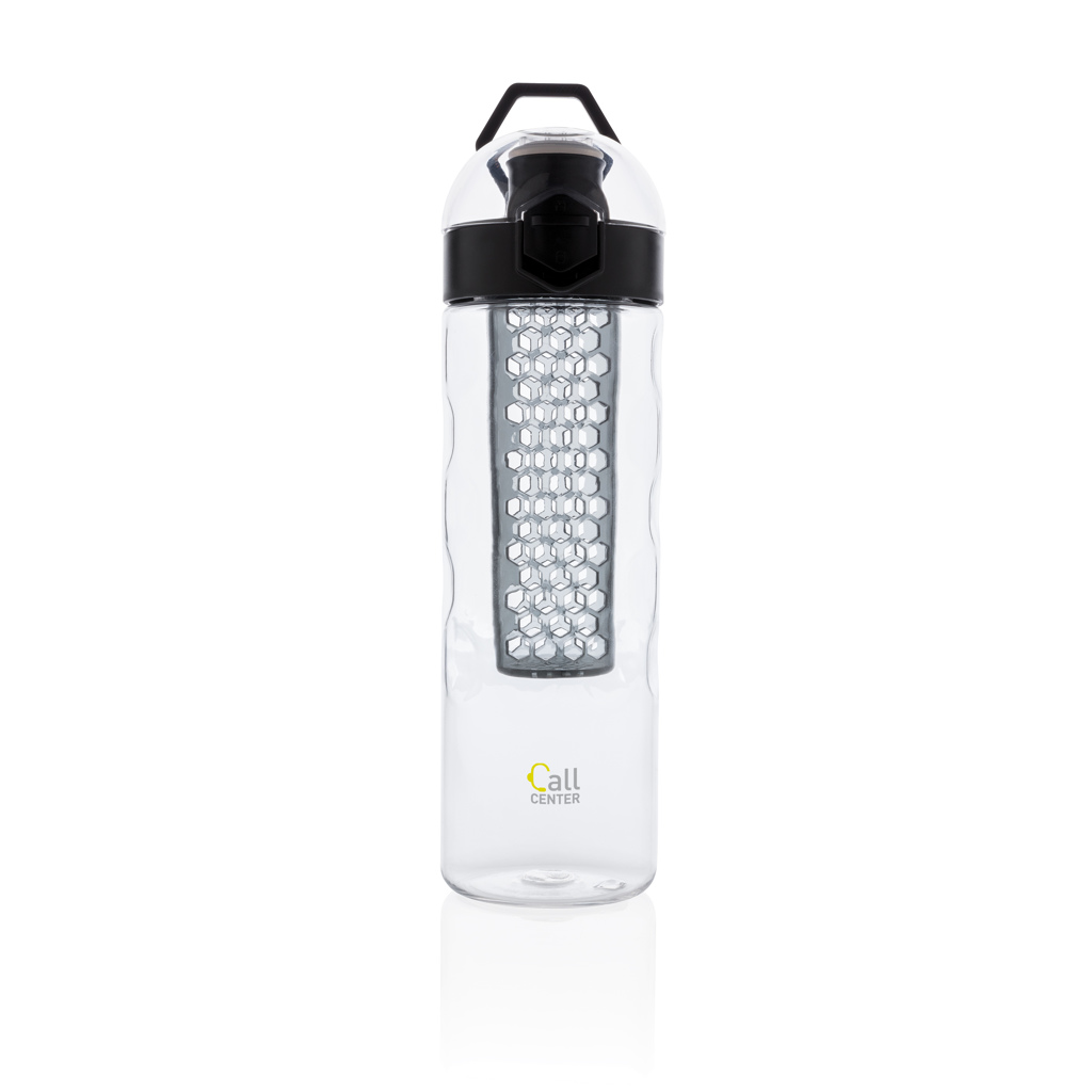 Honeycomb afsluitbare lekvrije waterfles met infuser
