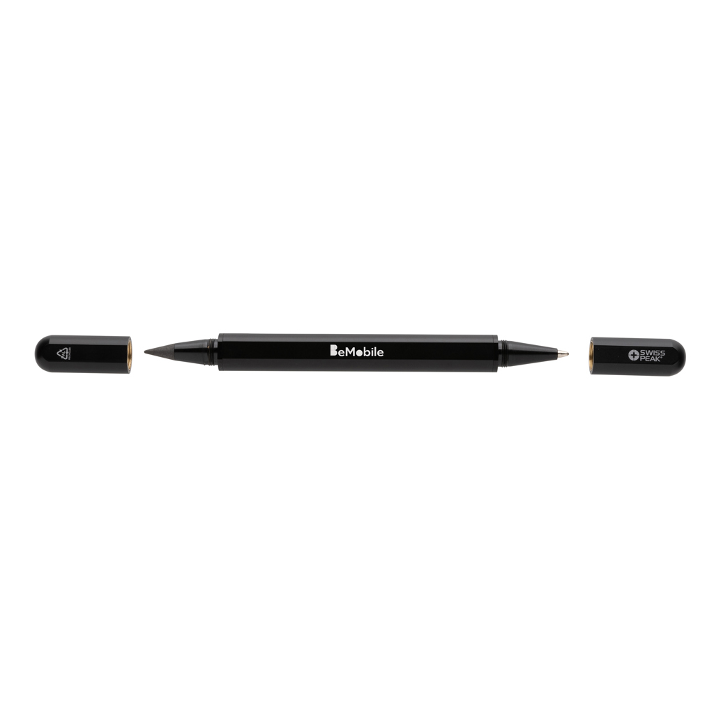 Swiss Peak Storm RCS gerecycled aluminium duo pen
