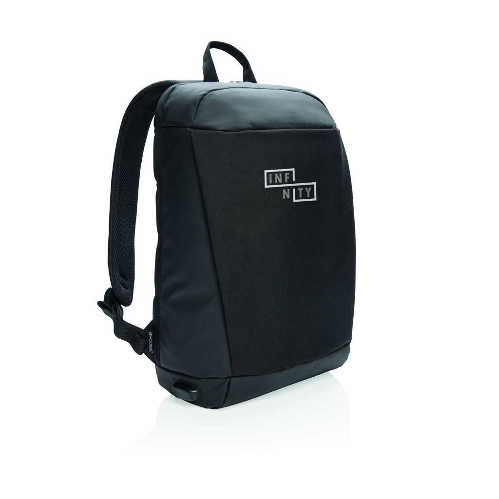 Madrid RFID USB anti-diefstal laptop rugzak PVC-vrij