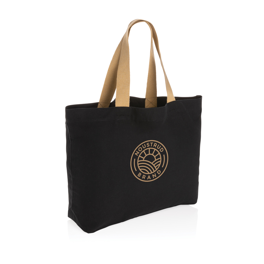 Impact Aware™ recycled canvas XL draagtas 240gsm ongeverfd