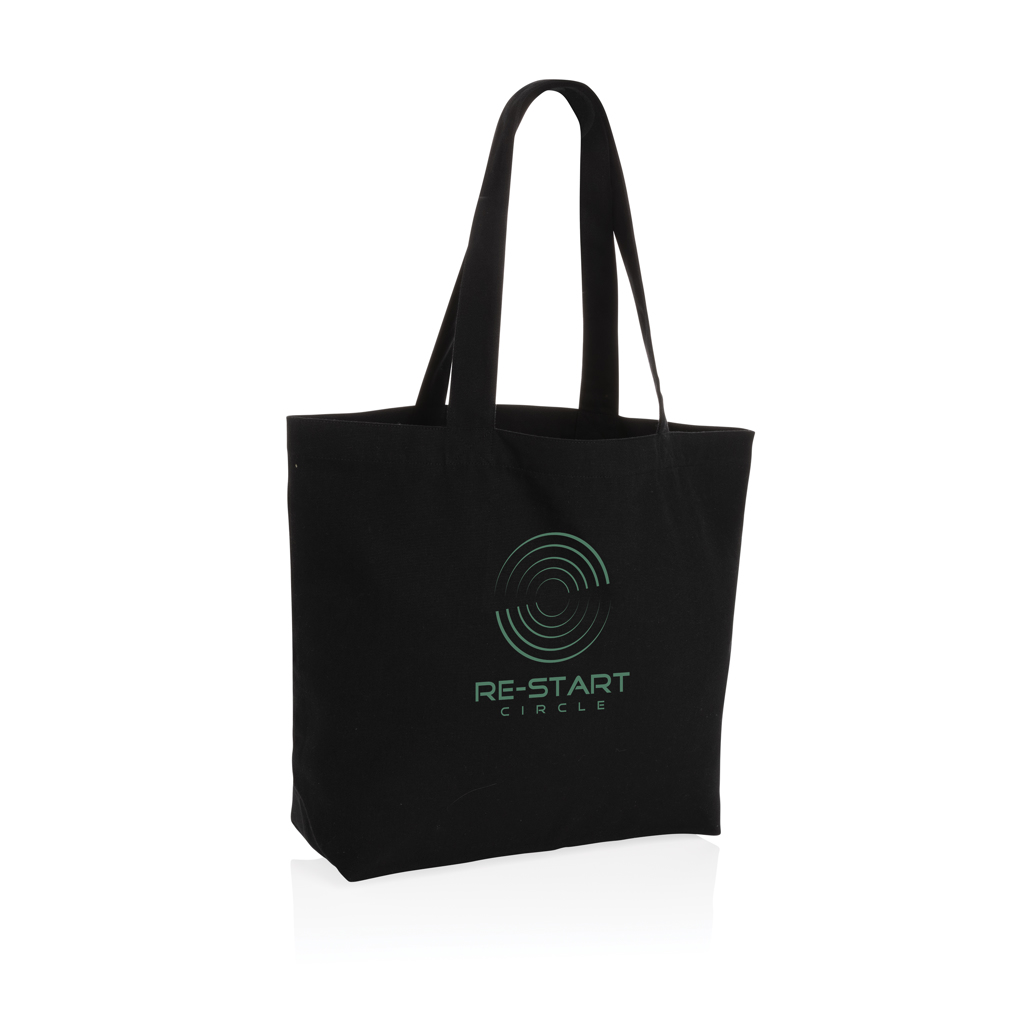 Impact Aware™ re-canvas shopper met vakje 240gsm ongeverfd