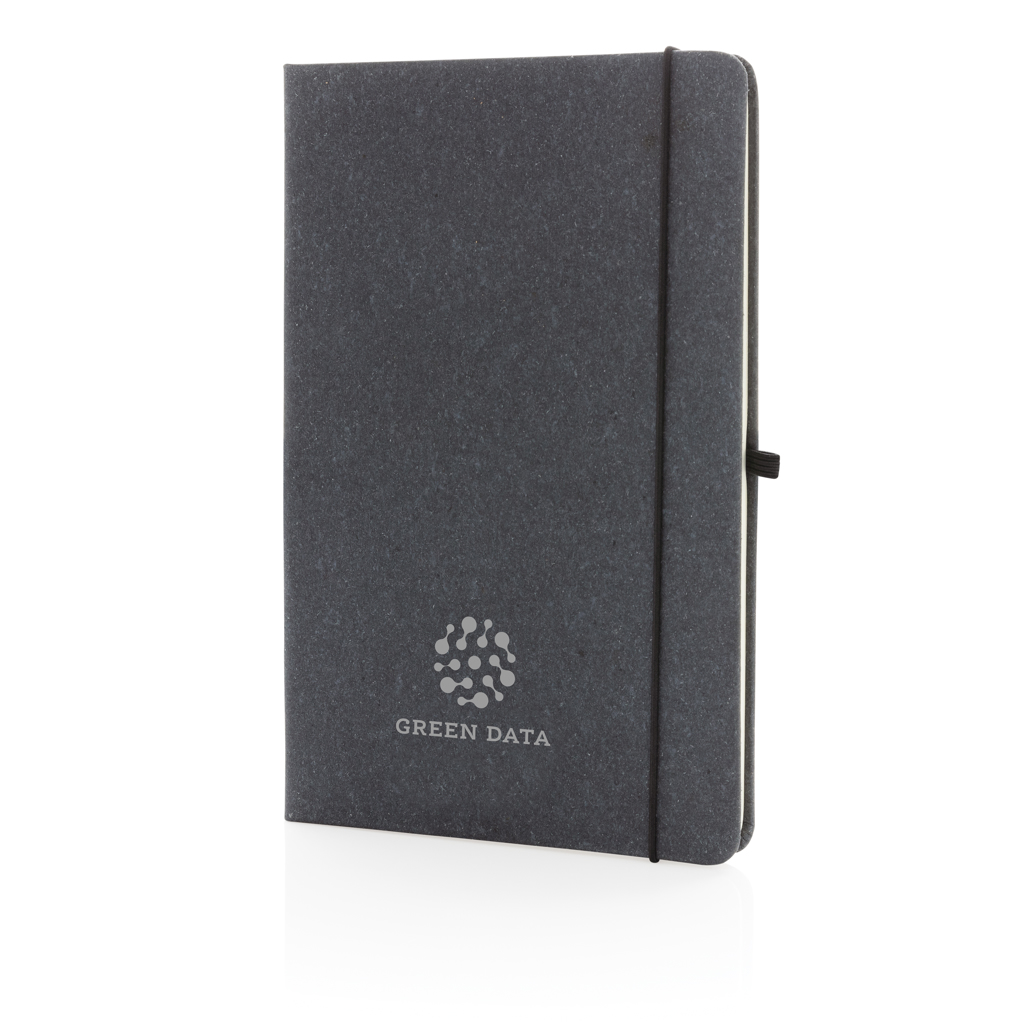 GRS Gerecycled lederen hardcover notitieboek A5