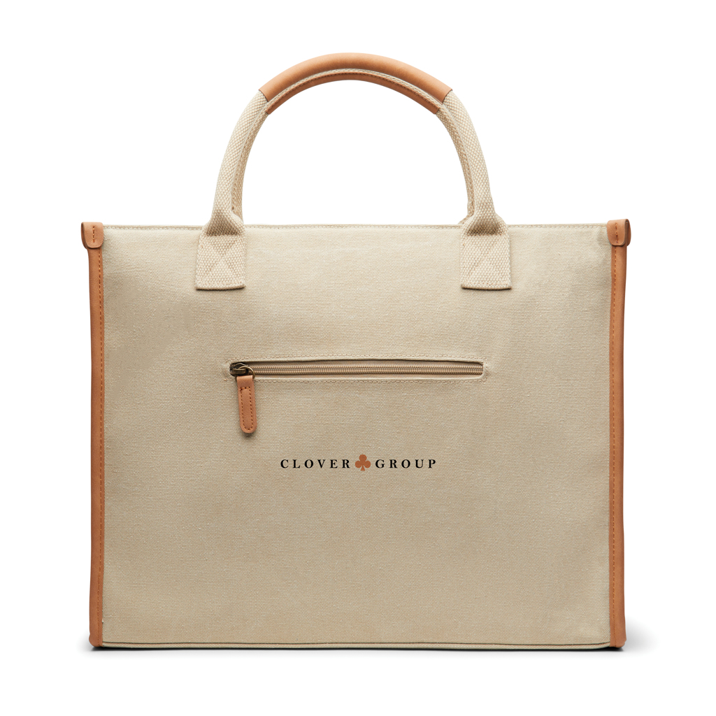 VINGA Bosler RCS recycled canvas office draagtas