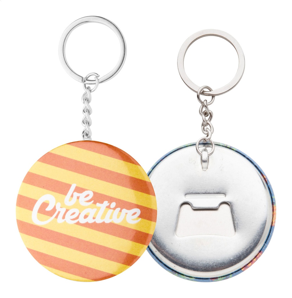 button sleutelhanger met pin - KeyBadge Bottle