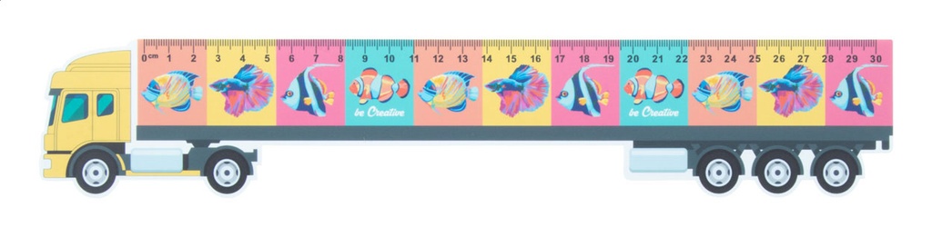 liniaal van 30 cm, vrachtwagen - Trucker 30
