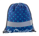 custom made gemaakte reflecterende tas met trekkoordsluiting - CreaDraw Reflect