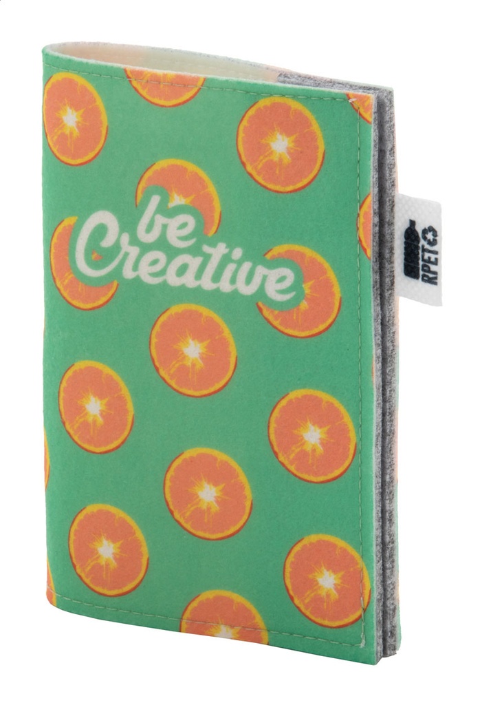 custom made RPET paspoorthoes - CreaFelt Pass