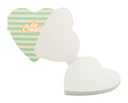 custom made sticky notitieblok - CreaStick Seed Heart