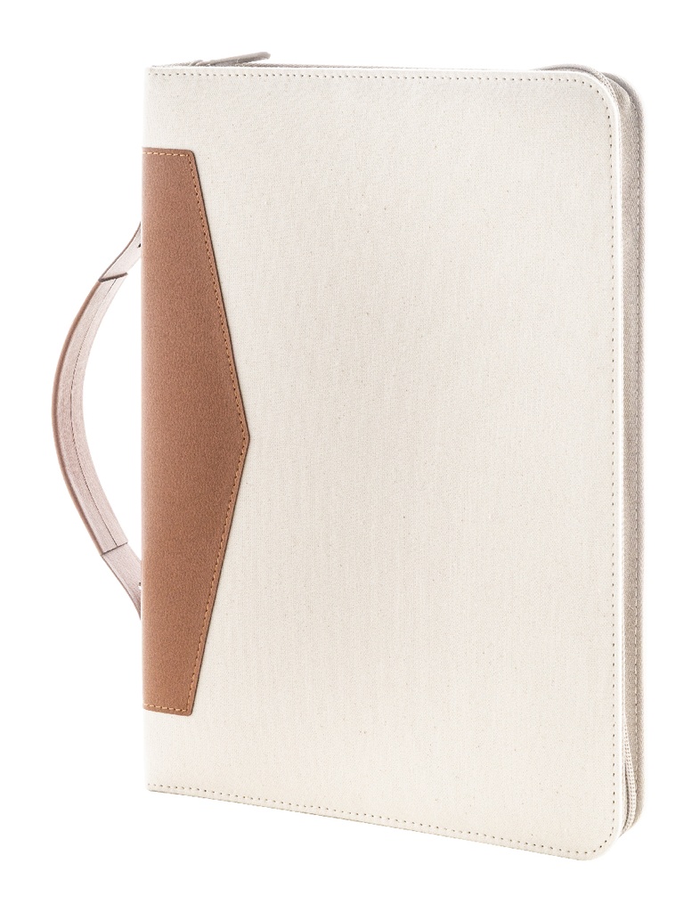Documentenmap van gerecycled canvas-Carbasa Zip