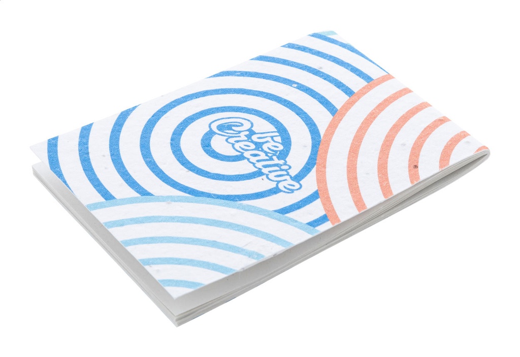 op maat gemaakt notitieboek van zaadpapier - CreaNote Mini Seed