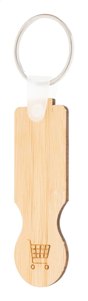 trolley munt sleutelhanger - BooCart