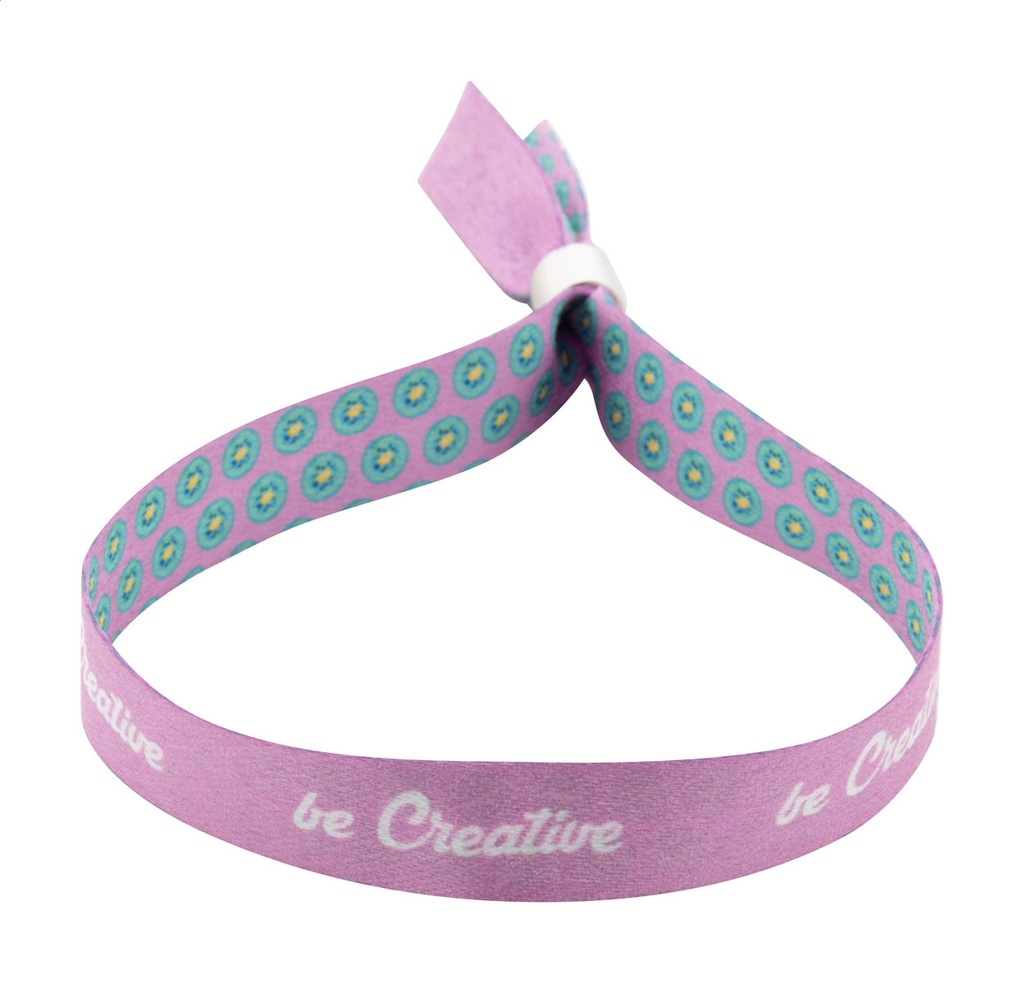 Custom made RPET festival armband - SuboWrist Alloy