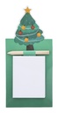 Kerstmis magnetisch notitieblok, kerstboom