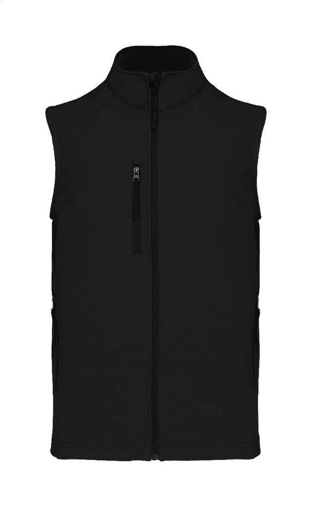3-laags softshell bodywarmer vest
