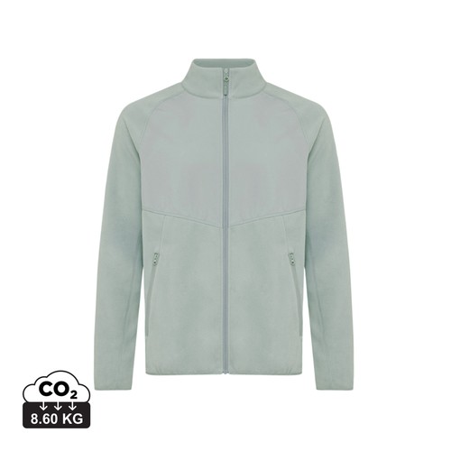 [T9603.001.4XL] Iqoniq Talung gerecycled polyester fleece jas met rits