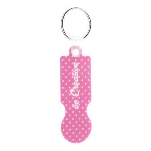 [AP718371] Winkelwagenmuntje Sleutelhanger ColoCart