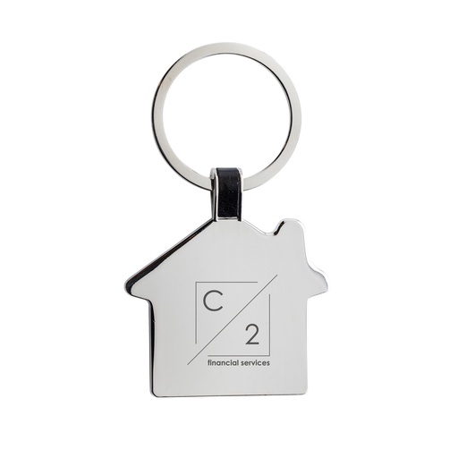 [P191.6202] RCS sleutelhanger van gerecycled zinc alloy