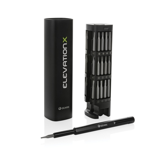 [P221.261] Gear X RCS gerecycled aluminium 46 pcs schroevendraaierset