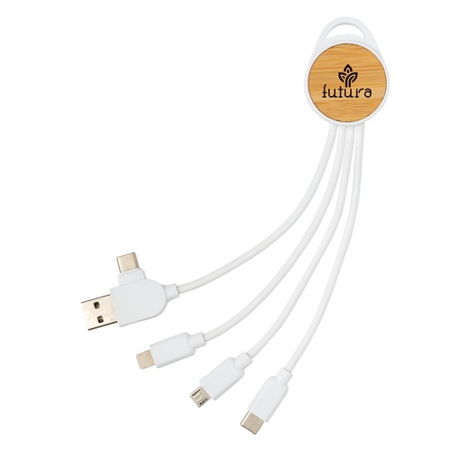 [P302.473] RCS gerecycled plastic Ontario 6-in-1 ronde kabel