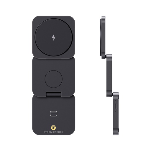 [P308.6402] Terra RCS gerecycled aluminium opvouwbare 3 in 1 15W oplader