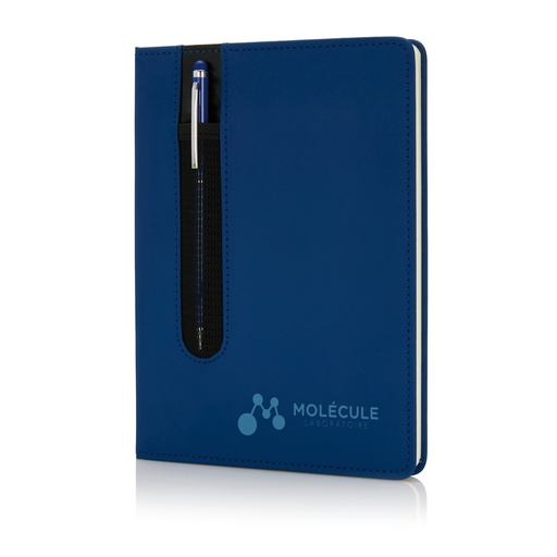 Standaard hardcover PU A5 notitieboek met stylus pen