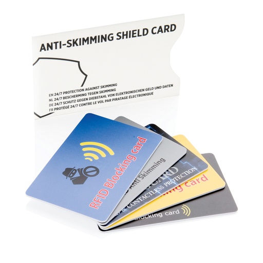 [P820.523] Anti-skimming beschermkaart met actieve stoorzender chip