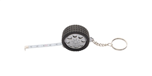 [AP810315] rolbandmaat sleutelhanger - Wheel