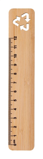 [AP718526-G] bamboe liniaal, recycling