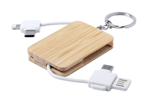 [AP722043-01] sleutelhanger met USB - oplaadkabel - Edulis