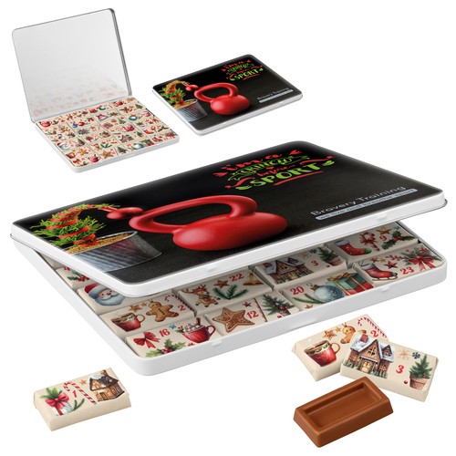 [110782700] Adventskalender Decoratief MAXI blik