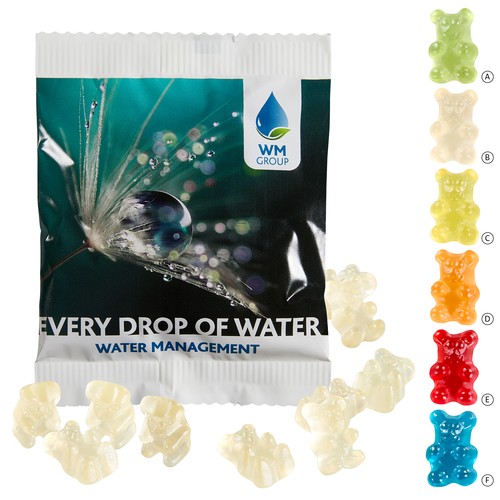[110710112] Enkelvoudige Premium-Bears, 20 g in een composteerbare zak