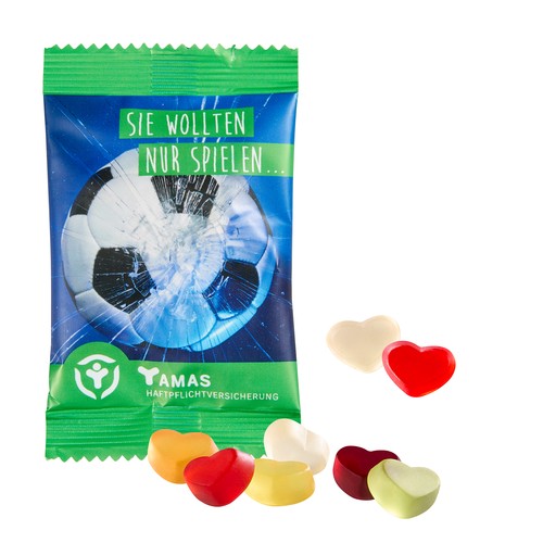 [110711001] Fruit Gum STANDARD 15 g, VEGAN in een standaardzak