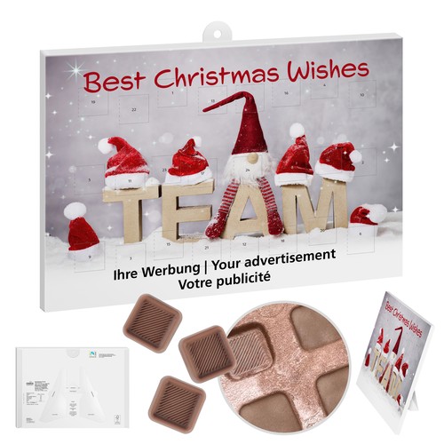 [110780201] Papieren Adventskalender Klassiek – personaliseerbaar standaardmotief